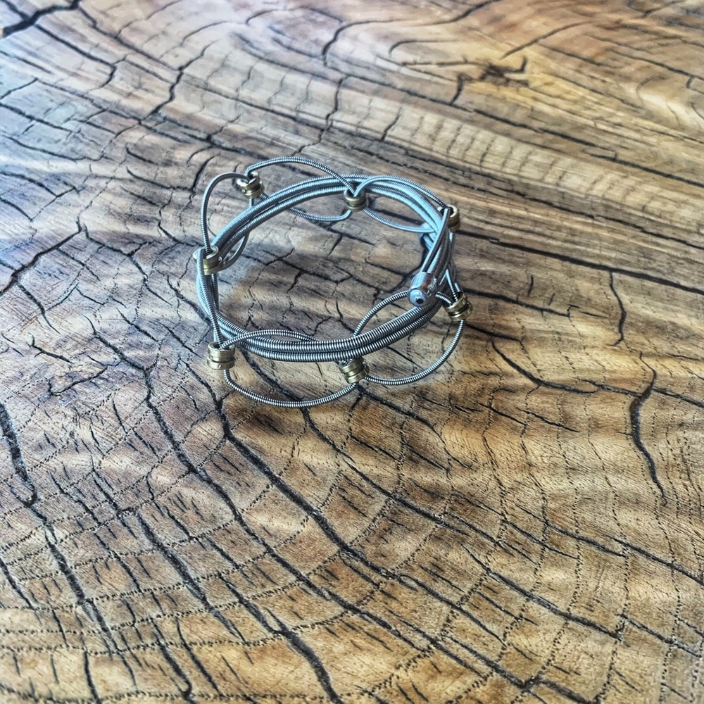Guitar string bracelet